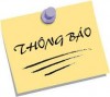 Thông báo Thay đổi lịch họp giáo vụ môn Mỹ thuật THCS năm học 2015 - 2016