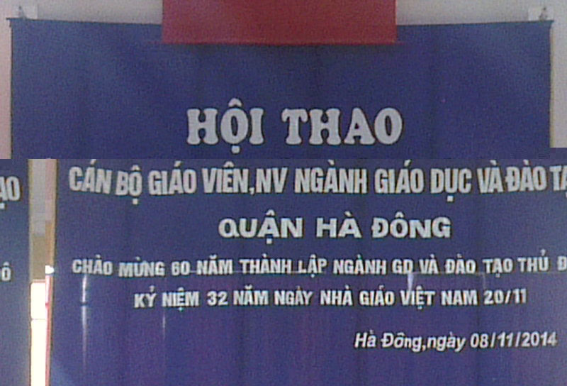 Hội thao Công nhân viên chức, lao động quận Hà Đông năm 2018